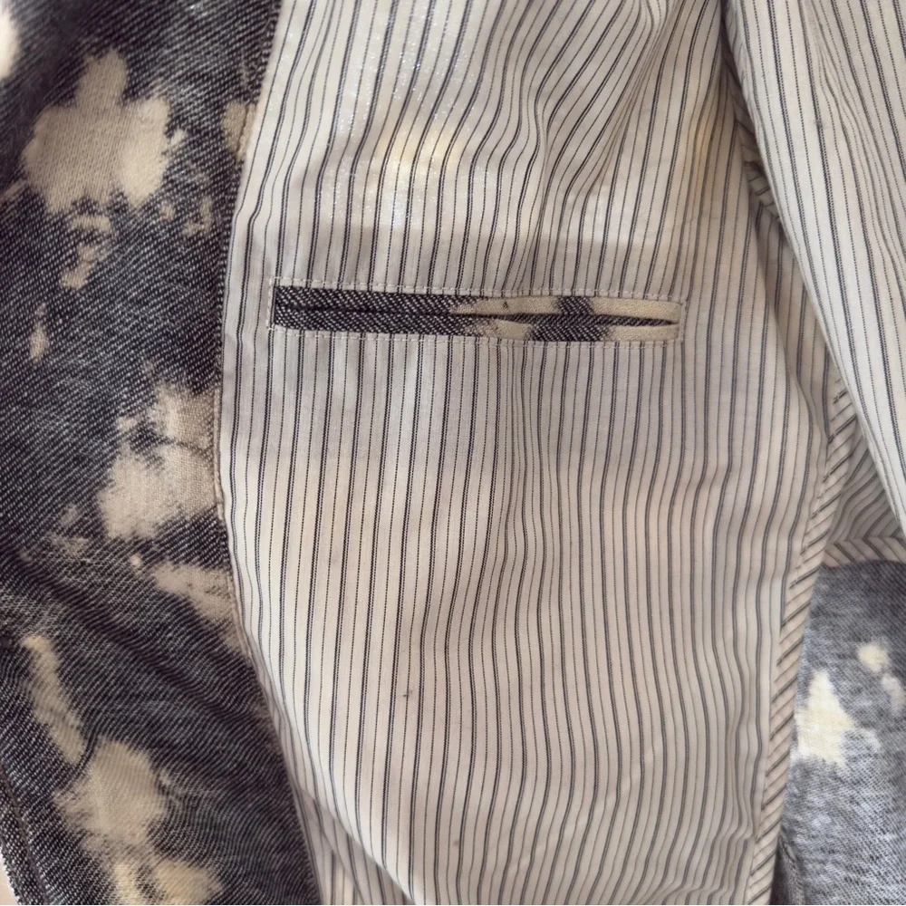 NWOT John Varvatos Star USA Tie Dye Cloud 2 Button Blazer Jacket Sport Coat