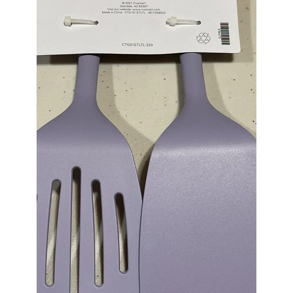 Cuisinart Nylon Solid Turner &‎ Slotted Turner lavender purple NEW WITH TAGS!