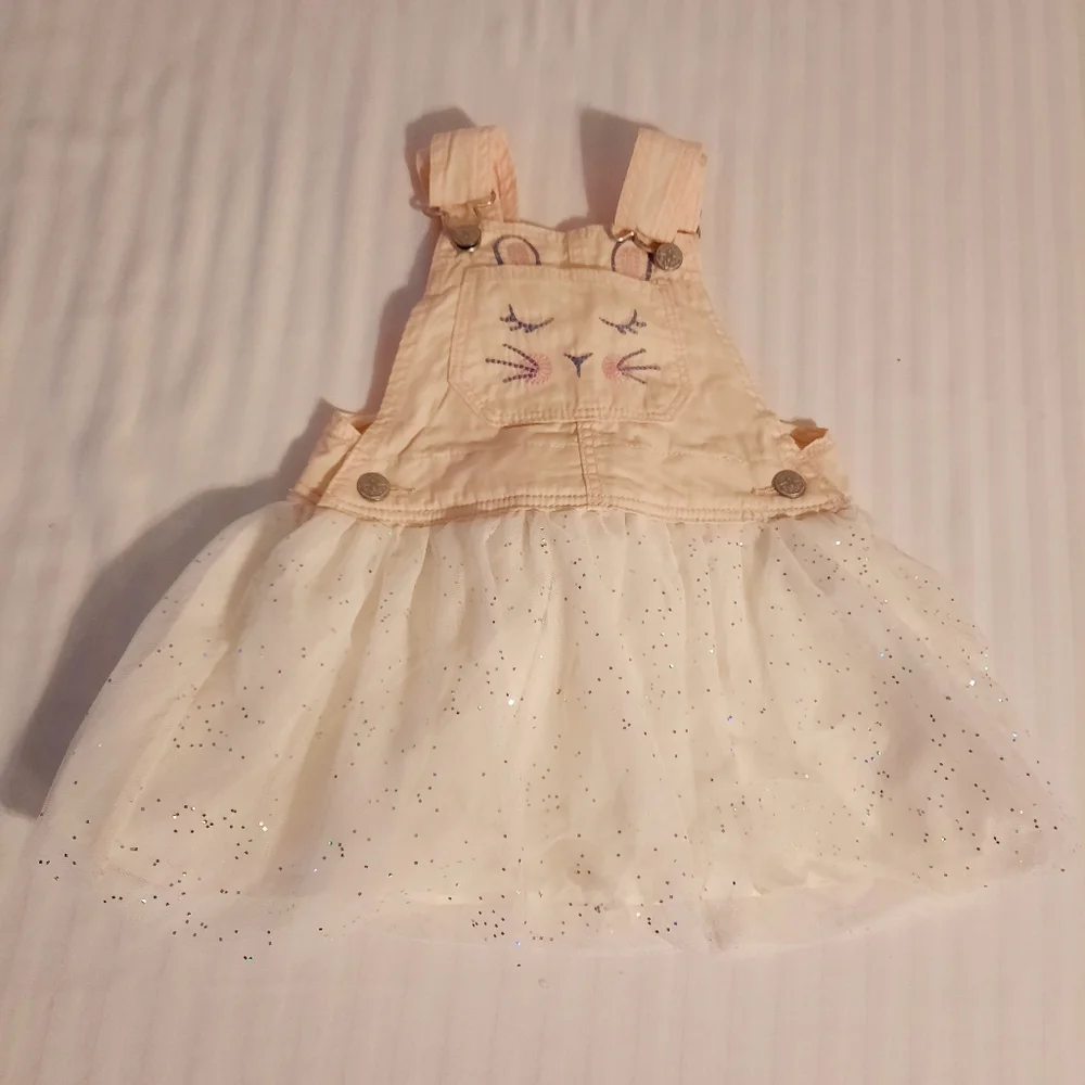 Oshkosh B'gosh Bunny Glitter Jumper Dress Size 18M