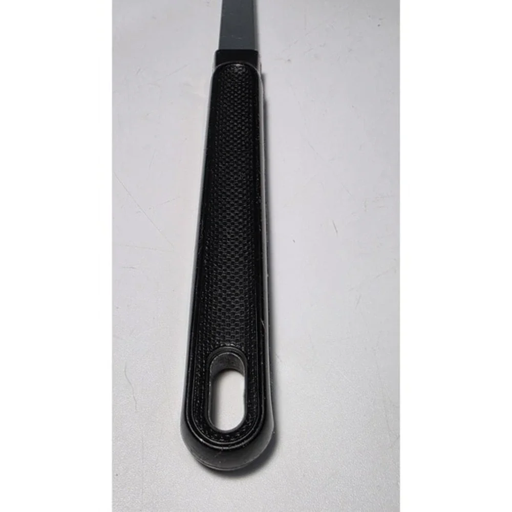 Vintage Ekco Chromium 2 Tine Meat‎ Fork Black Textured Handle 12