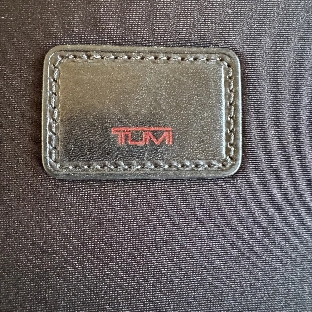Tumi black neoprene