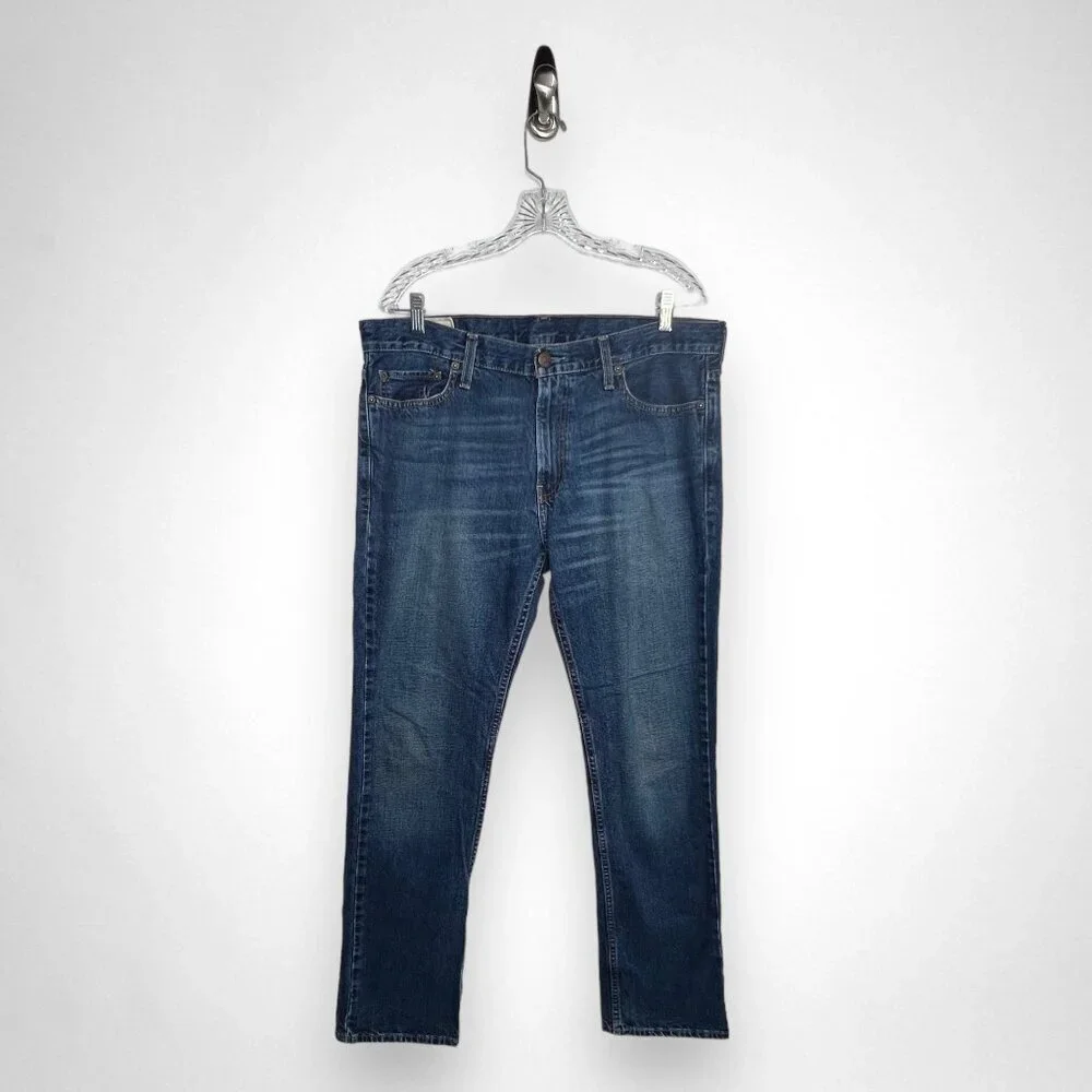 HOLLISTER 34 x 32 Men's Slim Straight Jeans Casual Streetwear‎