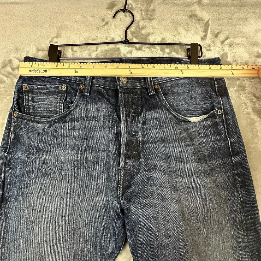 Levi's 511 Jeans Men's 32 x 34 Denim Blue Dark Wash Slim Fit Button Fly