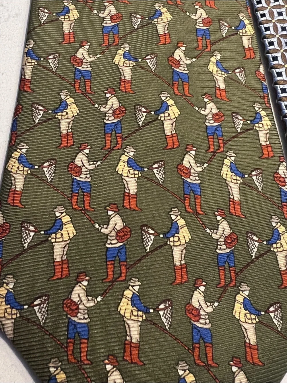 Banana Republic silk fisherman