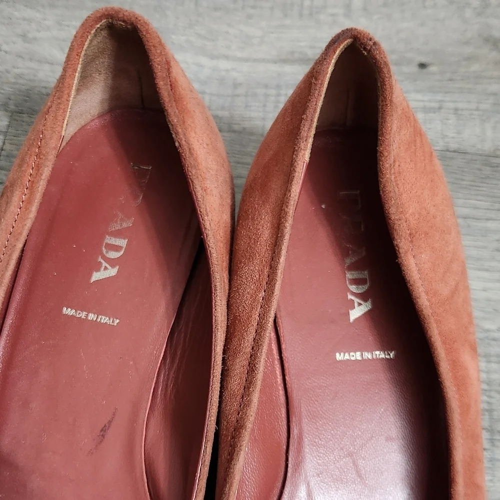 Prada vintage suede