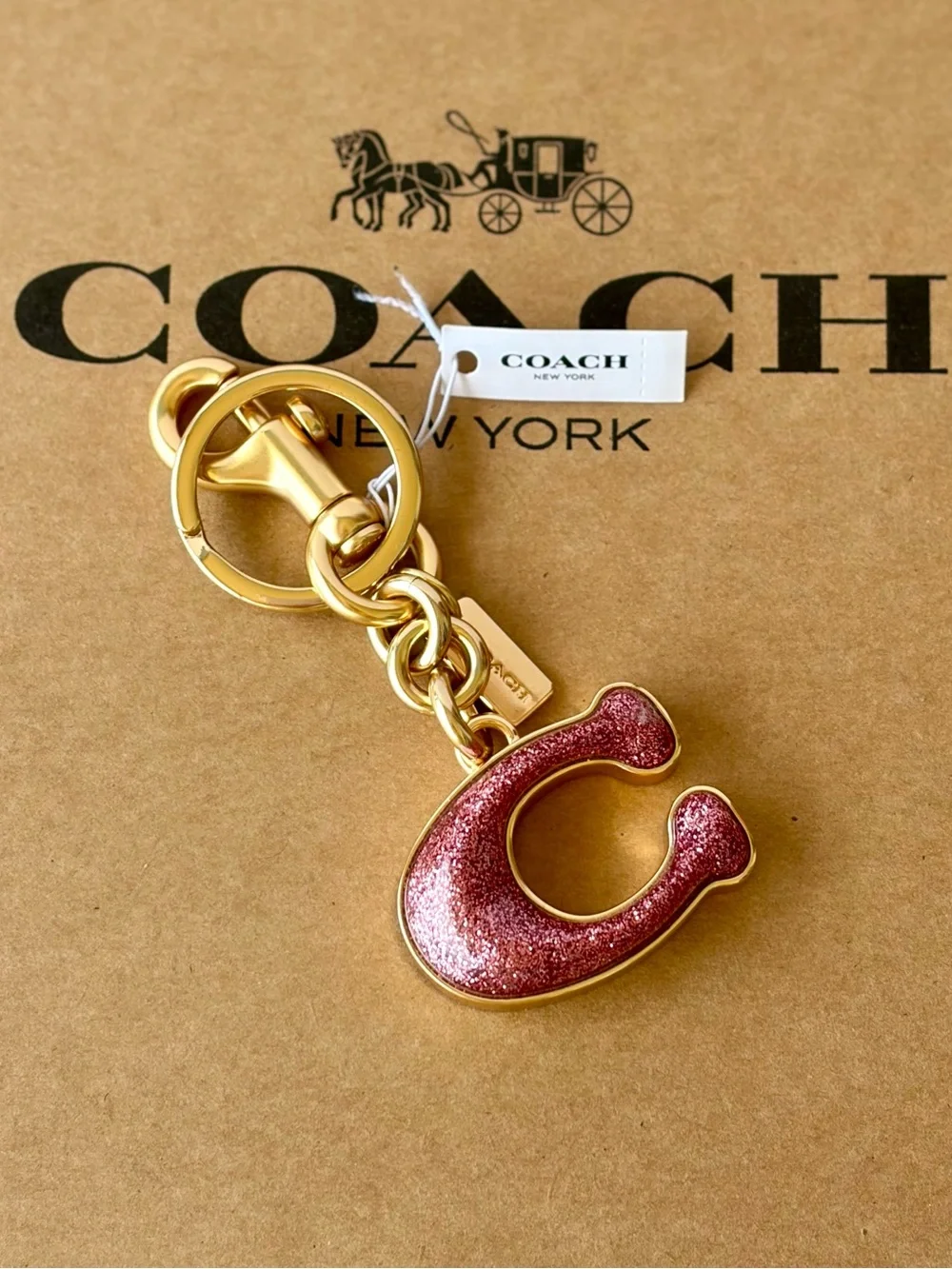 Coach sparkling pink