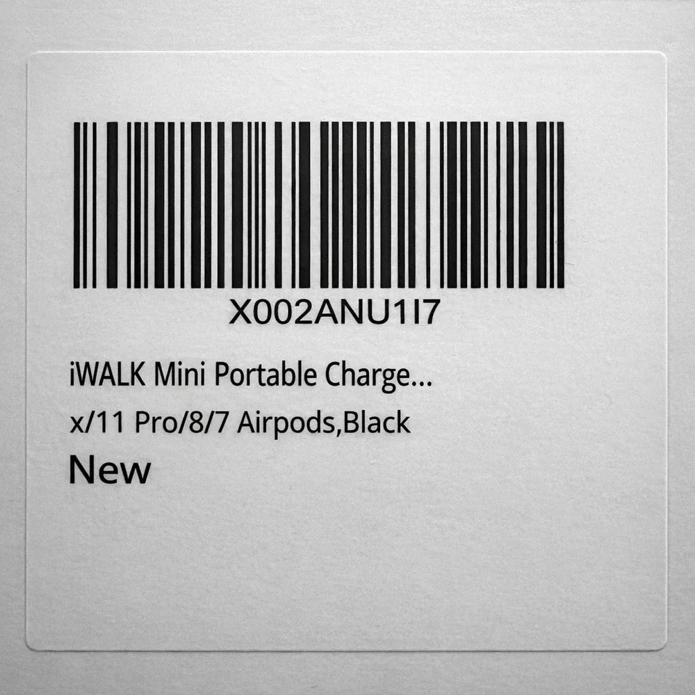 NEW iWalk LinkPod 3 Portable Charger for iPhone Black Sealed In Box ‎ #0695