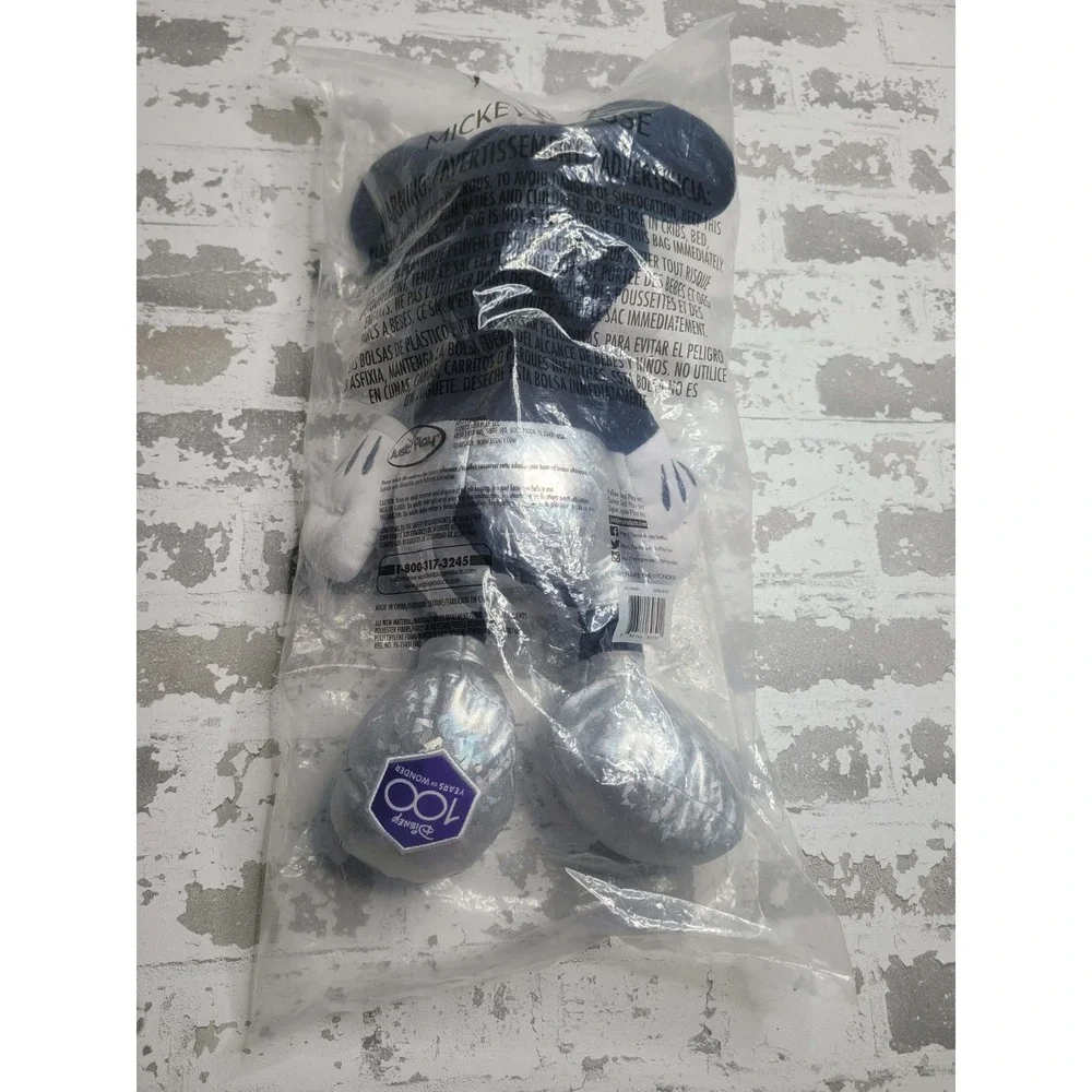 Disney 100 Years Of Wonder Mickey Mouse Plush‎ Toy New With Tags