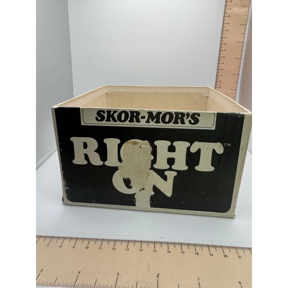 1970s Skor Mor's  Right On Wooden Puzzle Game