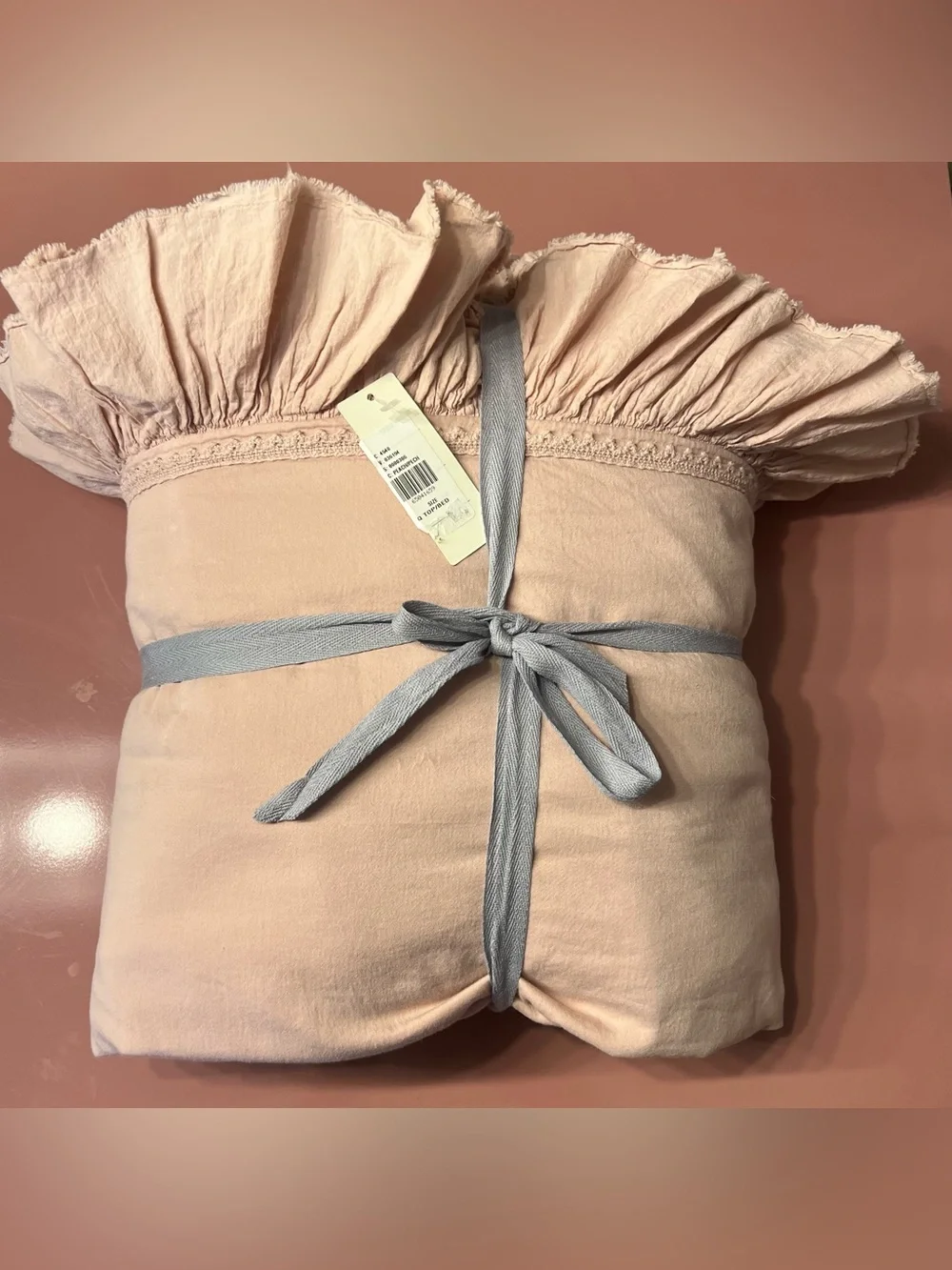 Anthropologie ruffled trim