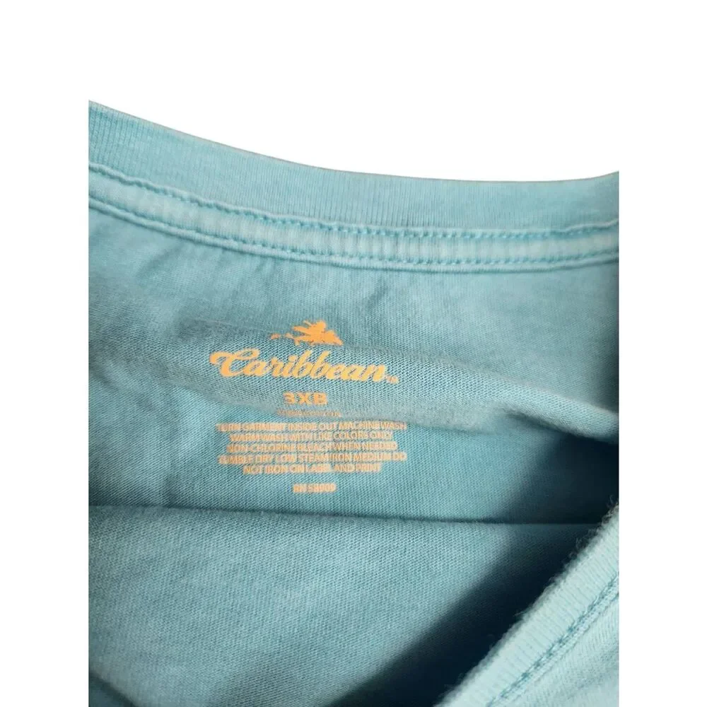 Caribbean tropical blue