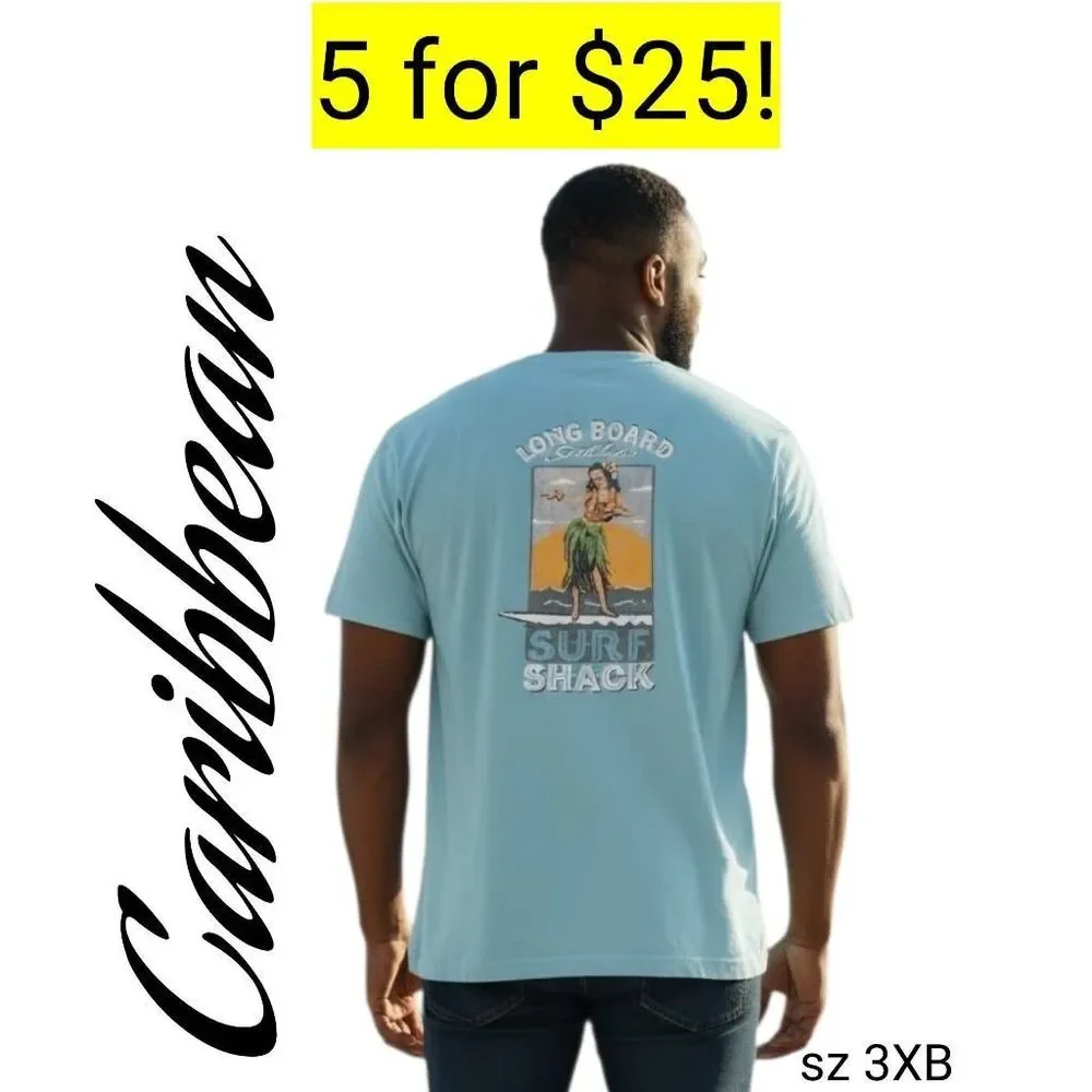 Caribbean tropical blue