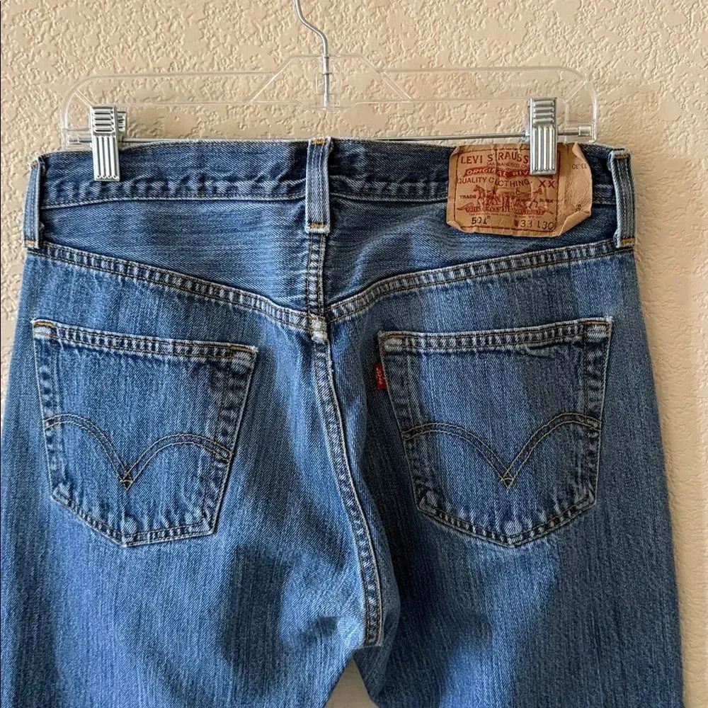 Levi's Men's 501 Original Fit Jeans Straight Leg Button Fly 100% Cotton