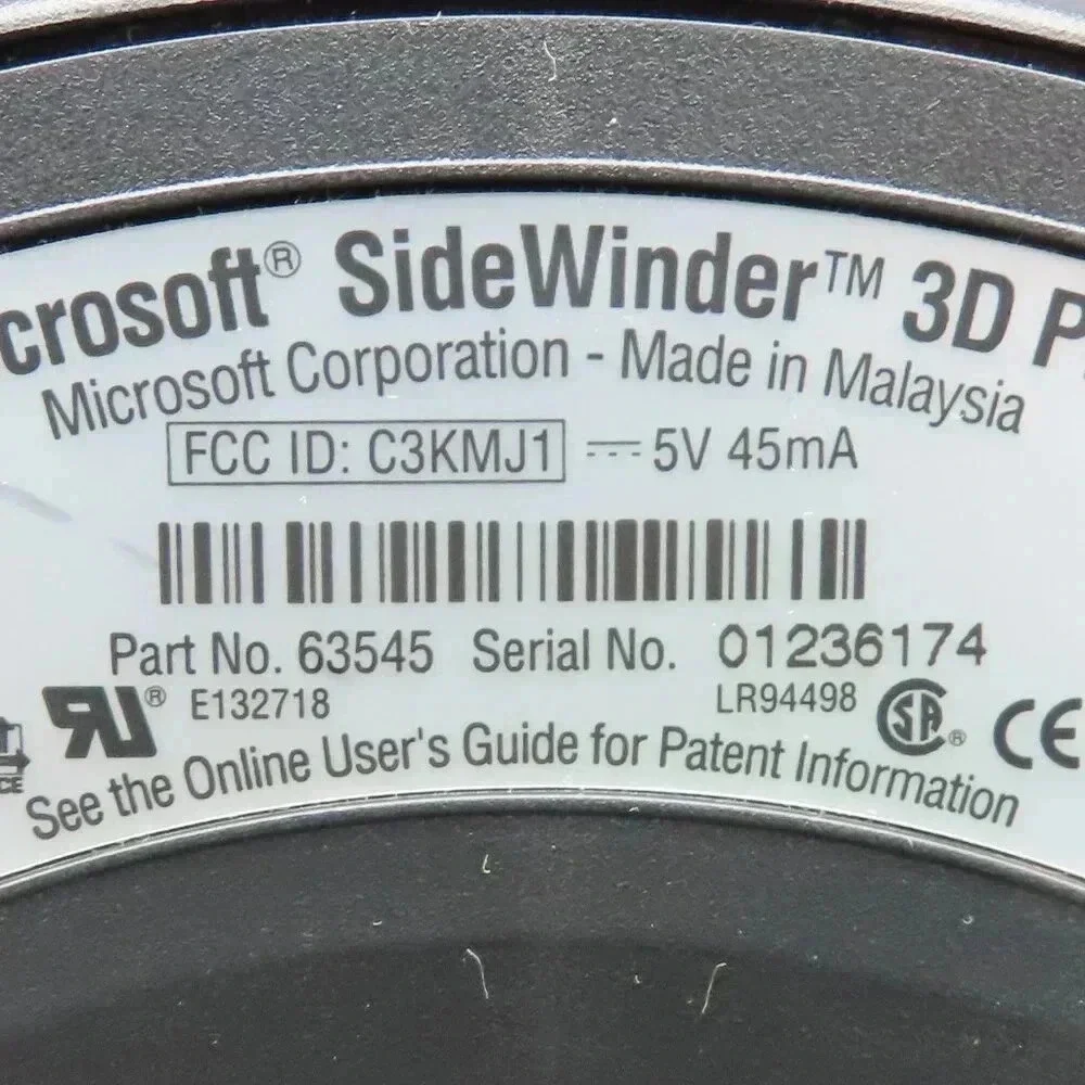 Microsoft SideWinder 3D Pro Video Games Controller Open Box Vintage