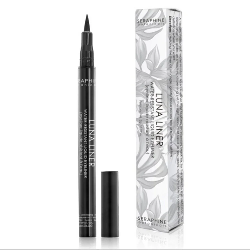 SERAPHINE Botanicals Luna Liner Liquid Eyeliner - Black - New in Box