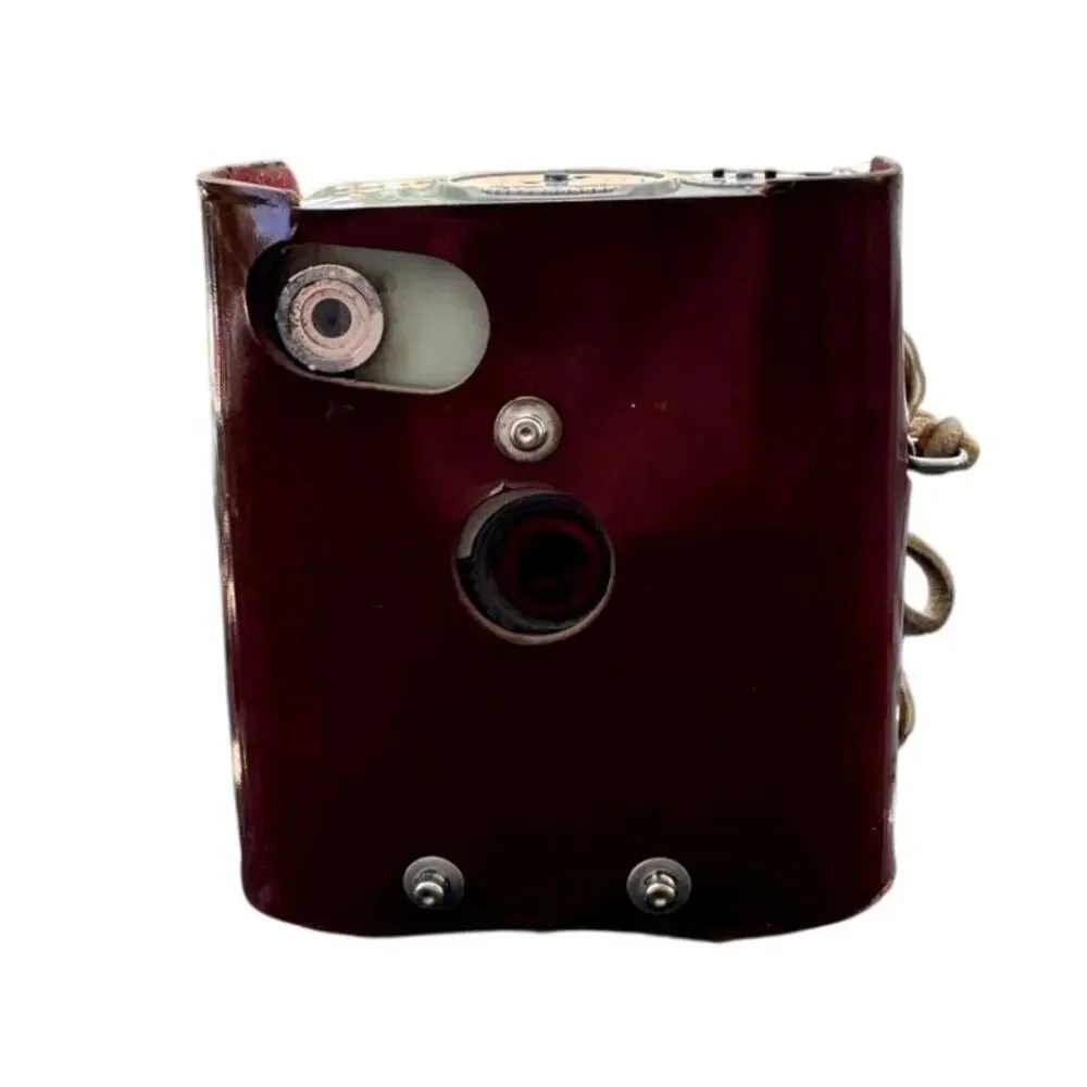 Vintage Kodak Brownie Starmatic II Camera Burgundy Mid Century Film Camera