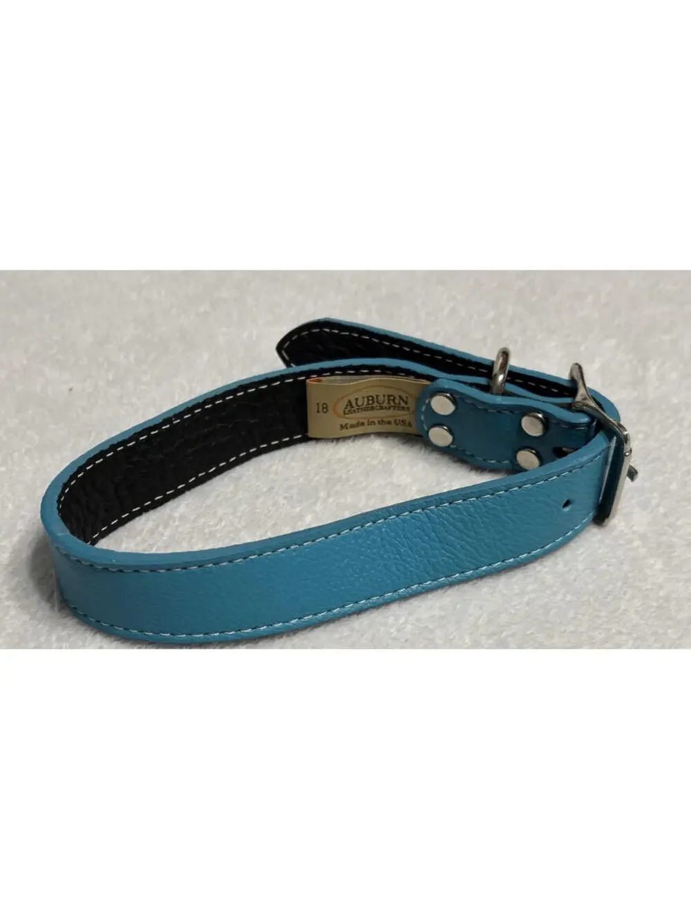 Auburn Leathercrafters Turquoise 18 Dog Collar