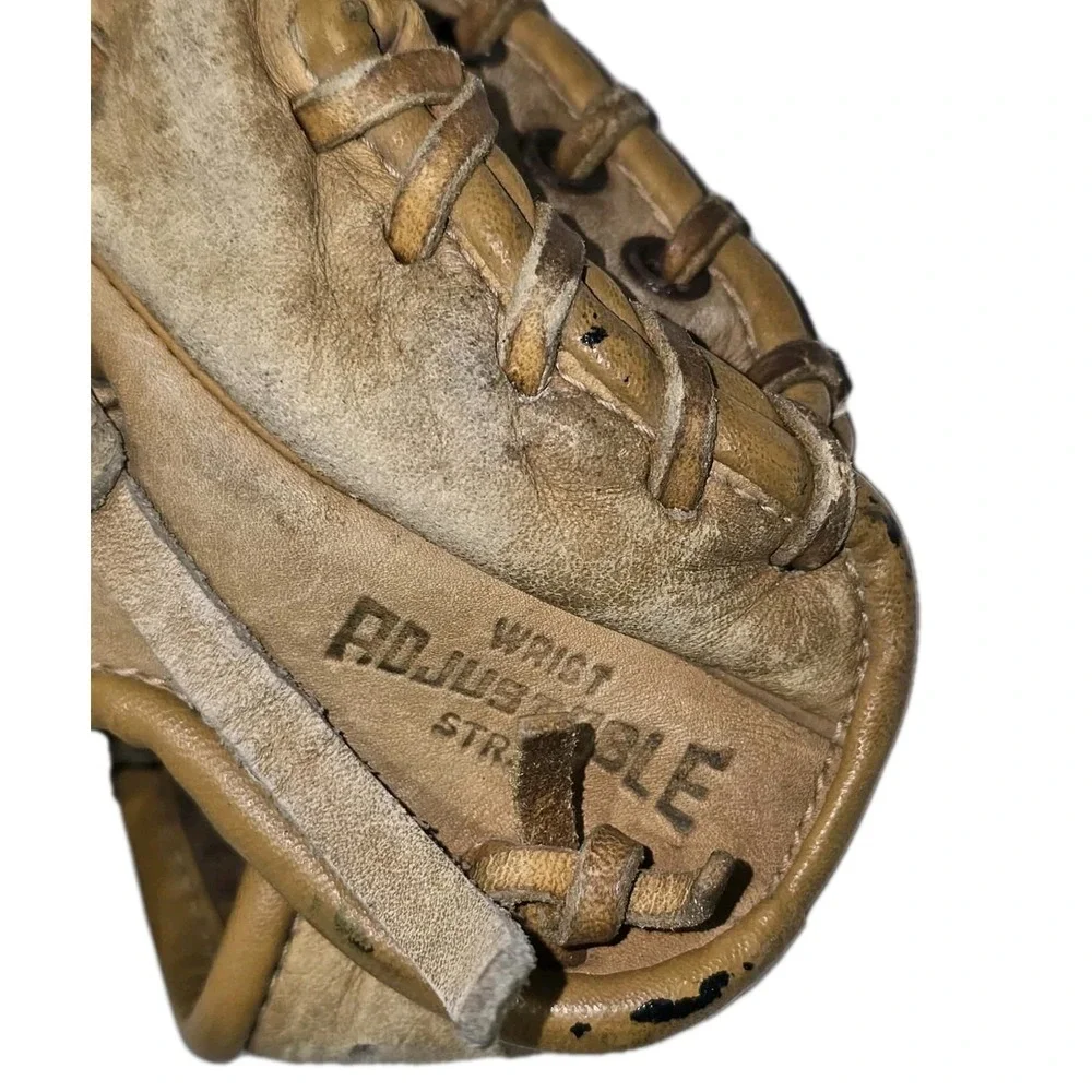 🏈 Vintage Ted Williams Sears 33ND Catchers Mitt GUC Korea Baseball Glove