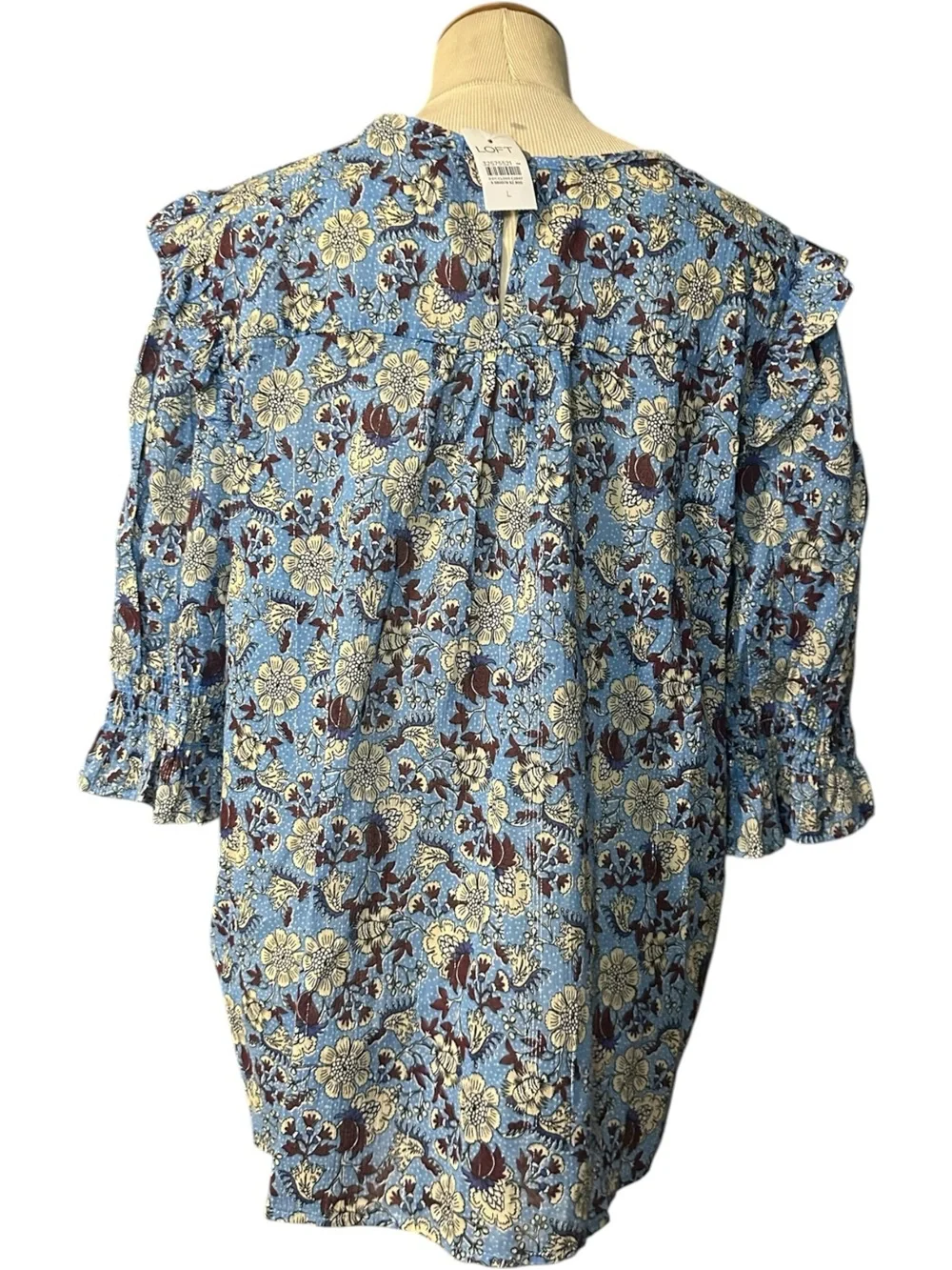 LOFT shimmer floral