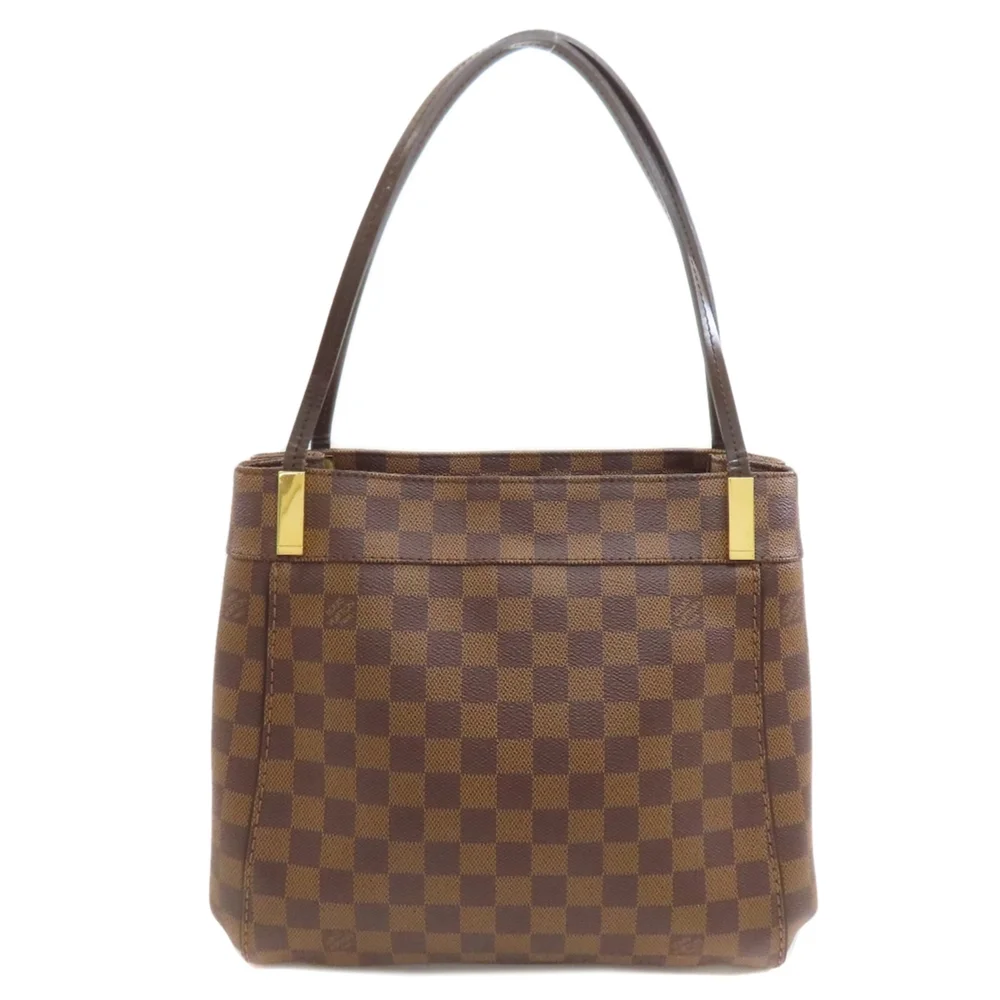 LOUIS VUITTON Authentic Brown Damier Canvas Tote Bag