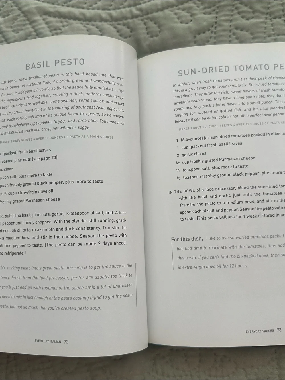 Crate&Barrel hardcover cookbook