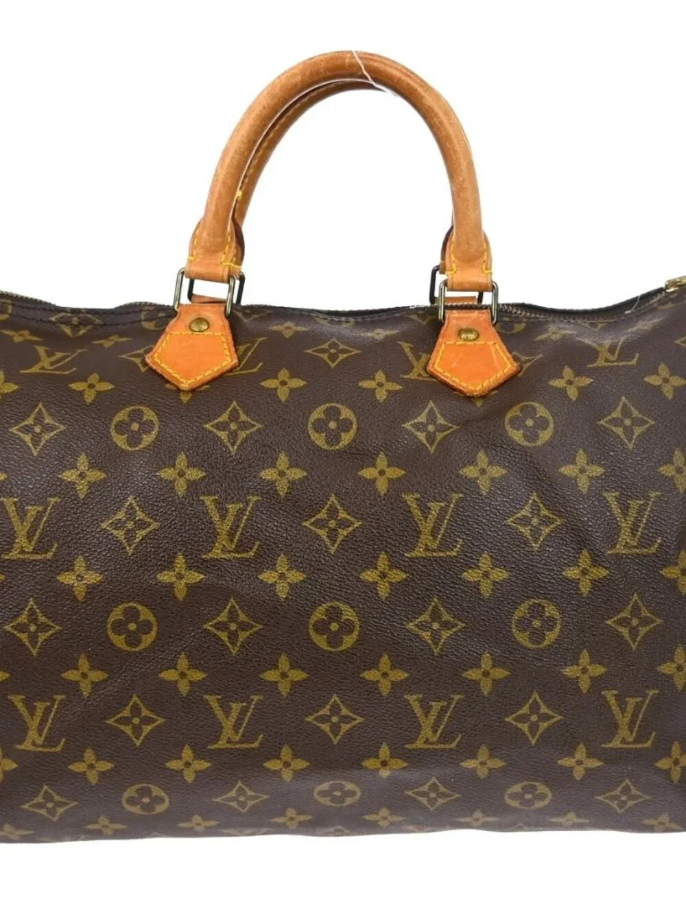 Best02 LOUIS VUITTON SPEEDY 35 HANDBAG PURSE MONOGRAM