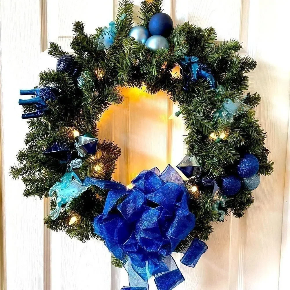 Handmade by KAT blue unicorn