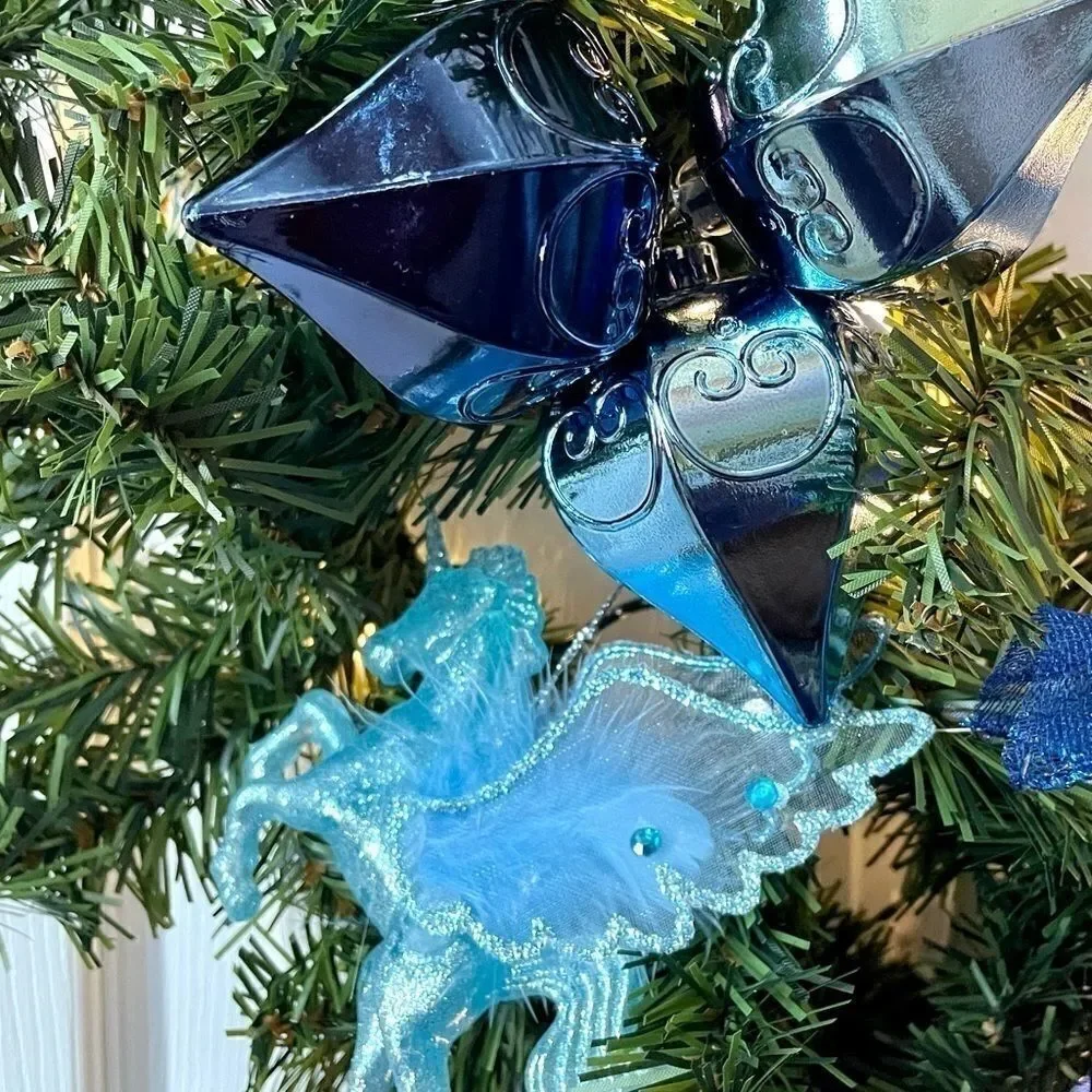 Handmade by KAT blue unicorn