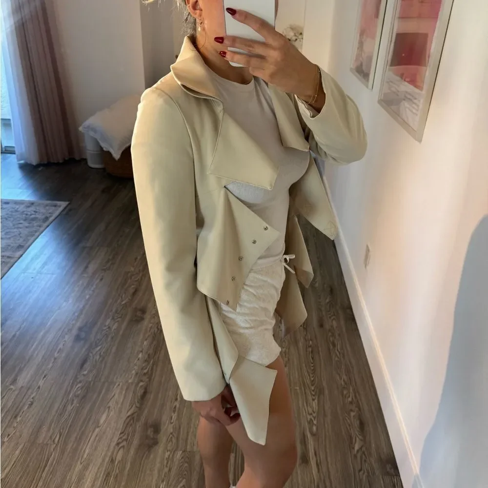 Free People cream jacket