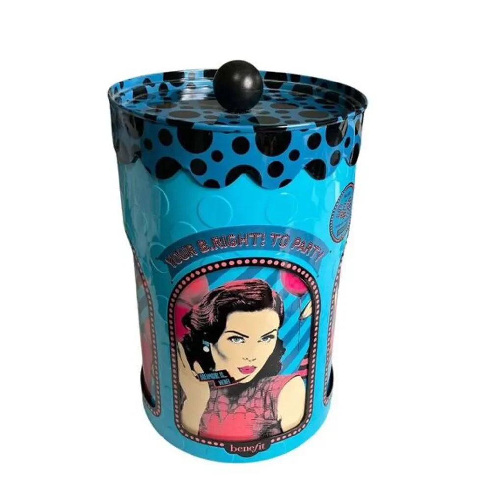 Benefit Cosmetics Your B Right To Party Limited Edition‎ Tin Storage Container