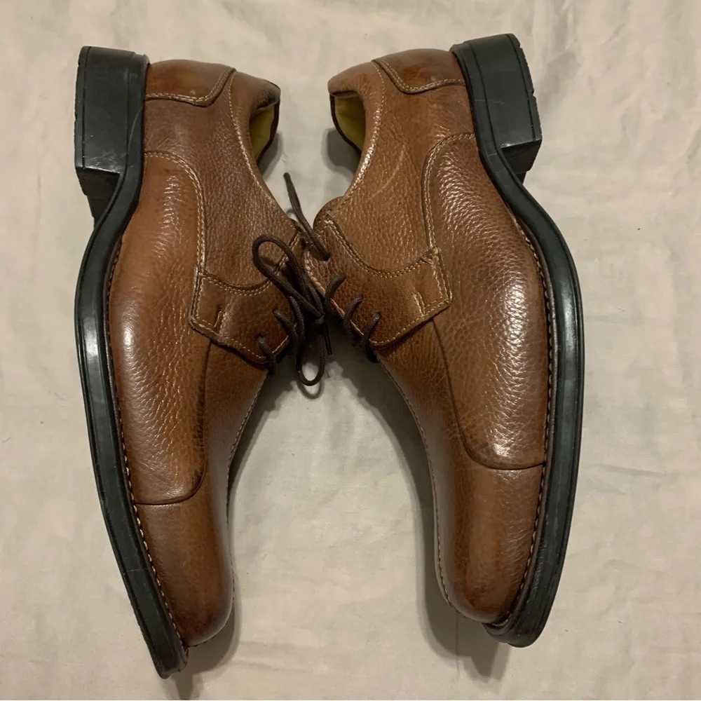 Studio Belvedere Men's Brown Leather  9.5 NWOT‎ Dress Shoes