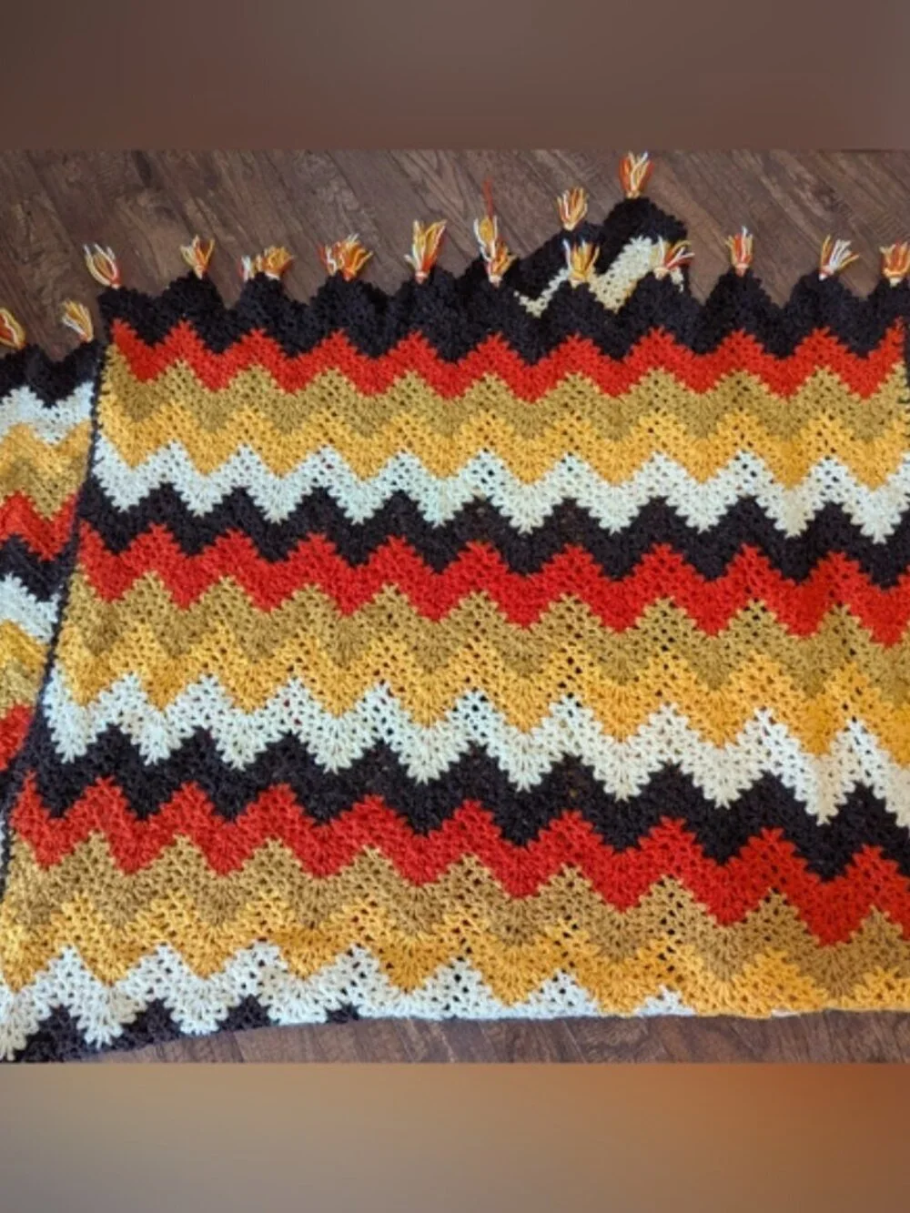 Hand Crafted vintage chevron
