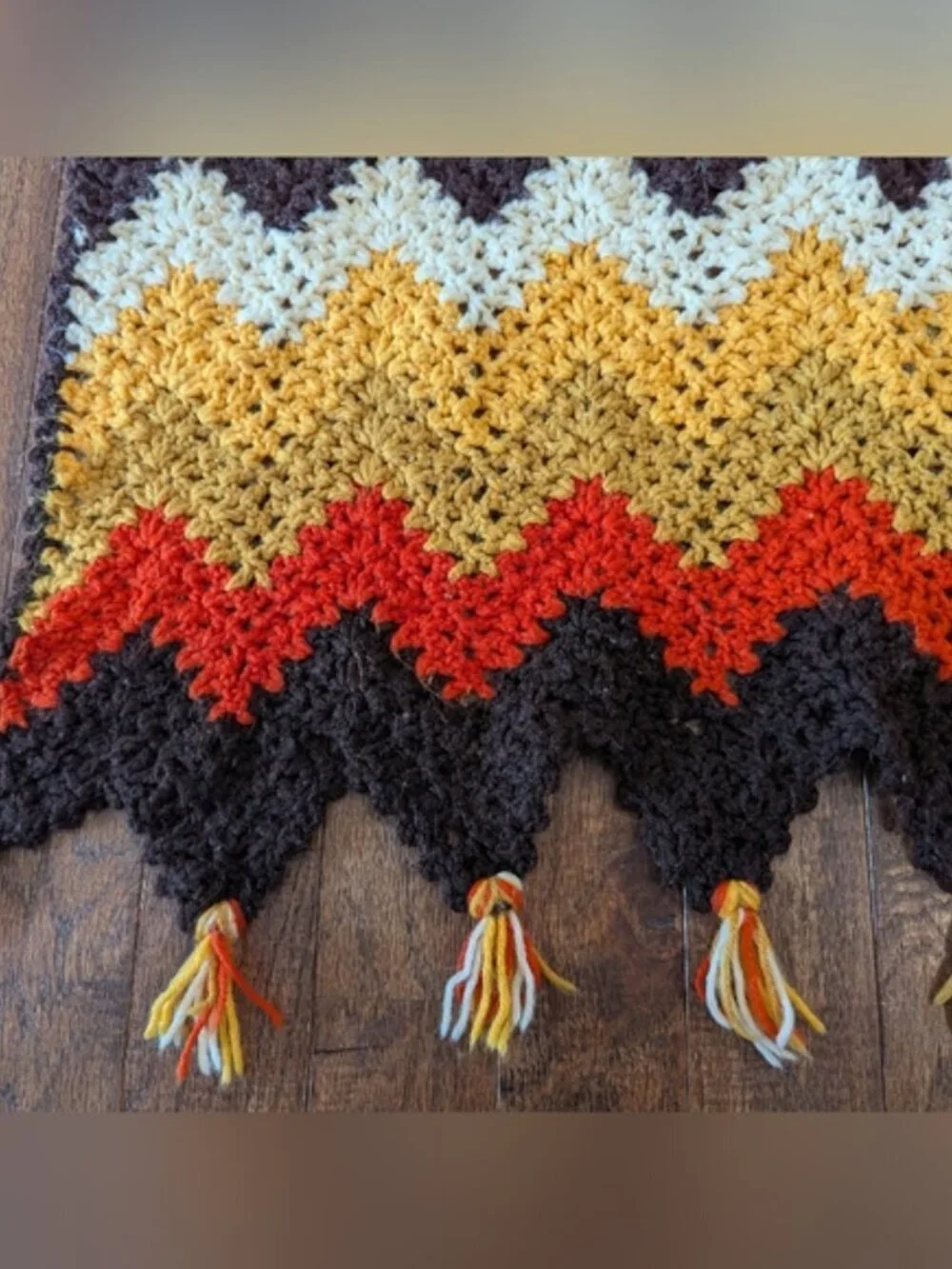 Hand Crafted vintage chevron
