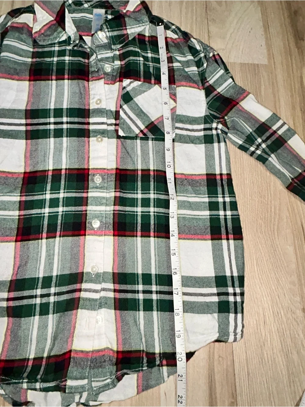 Justice lightweight plaid