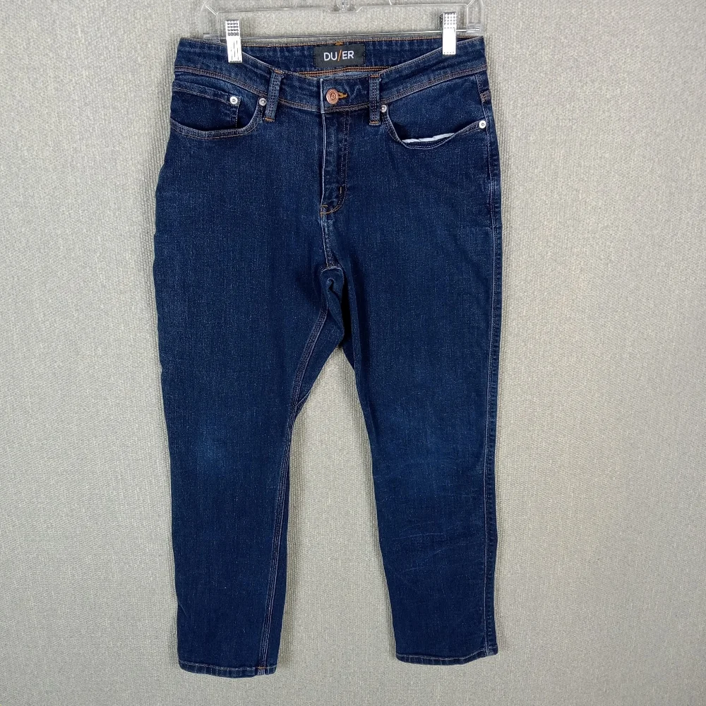 DUER L2X Performance Denim Relaxed Fit Jeans Men's 31x30 Blue Stretch Gorpcore