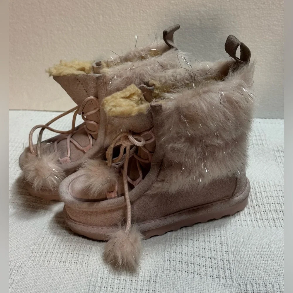 BearPaw pink suede