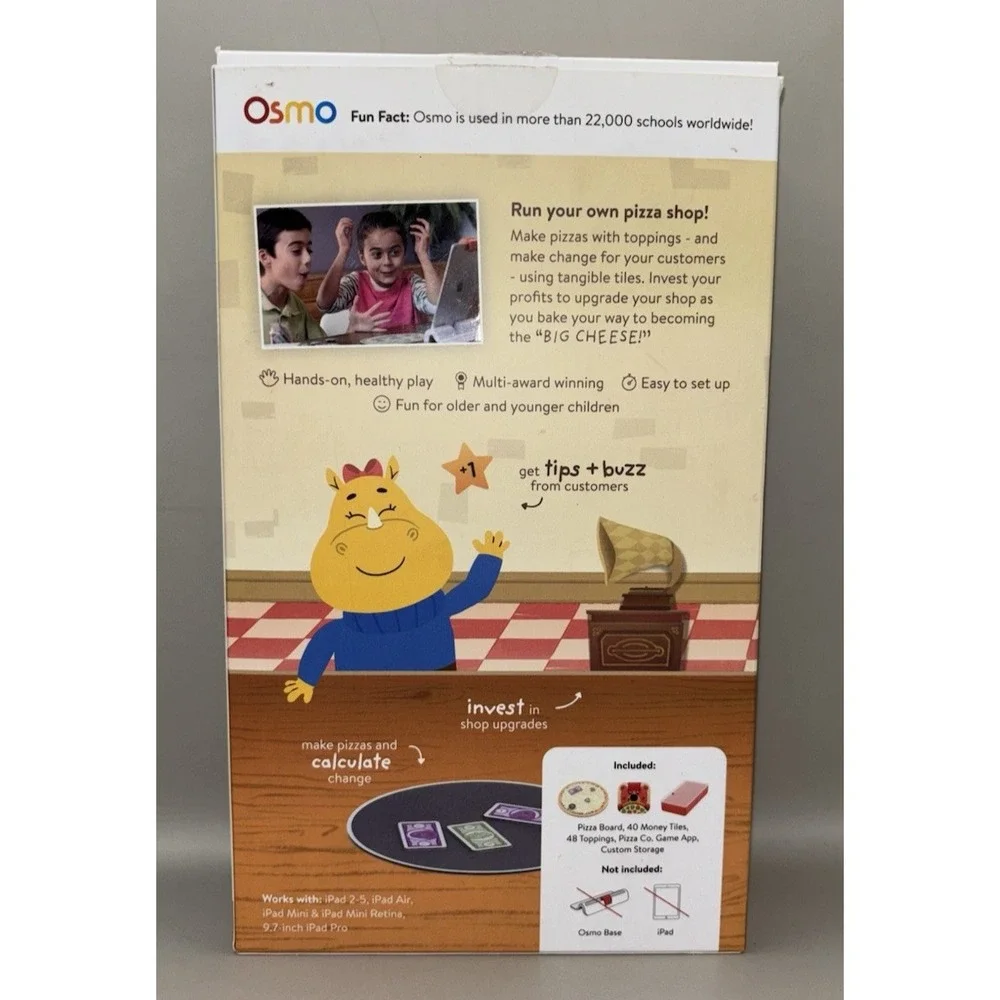 Osmo The Game System‎ Bundle Starter Kit Pizza Co. White Board & Markers