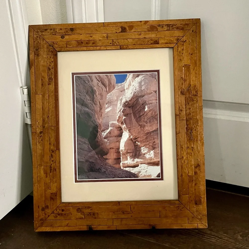 Rustic Brown Wooden Picture Frame 15/18 inch