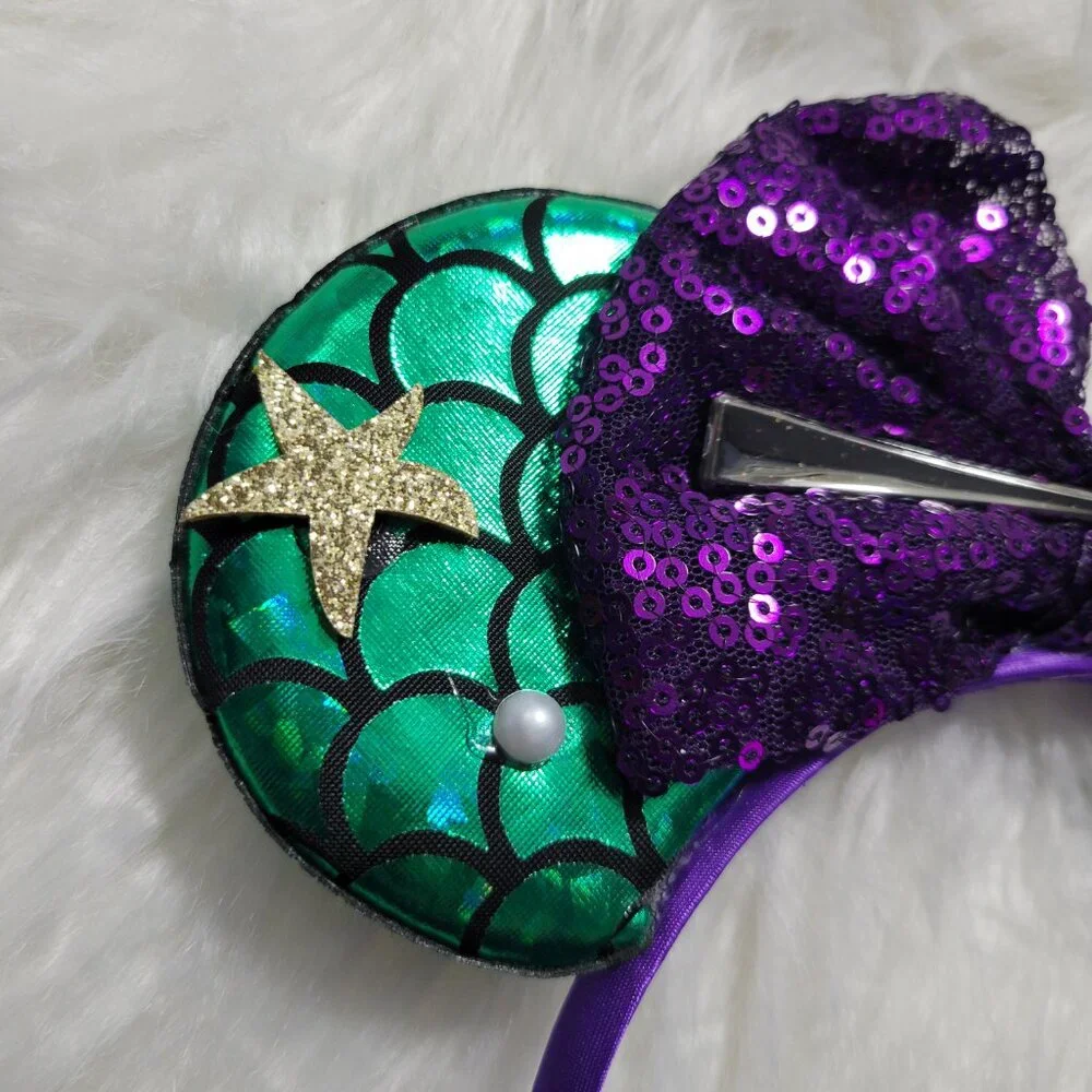 Disney sequin mermaid design