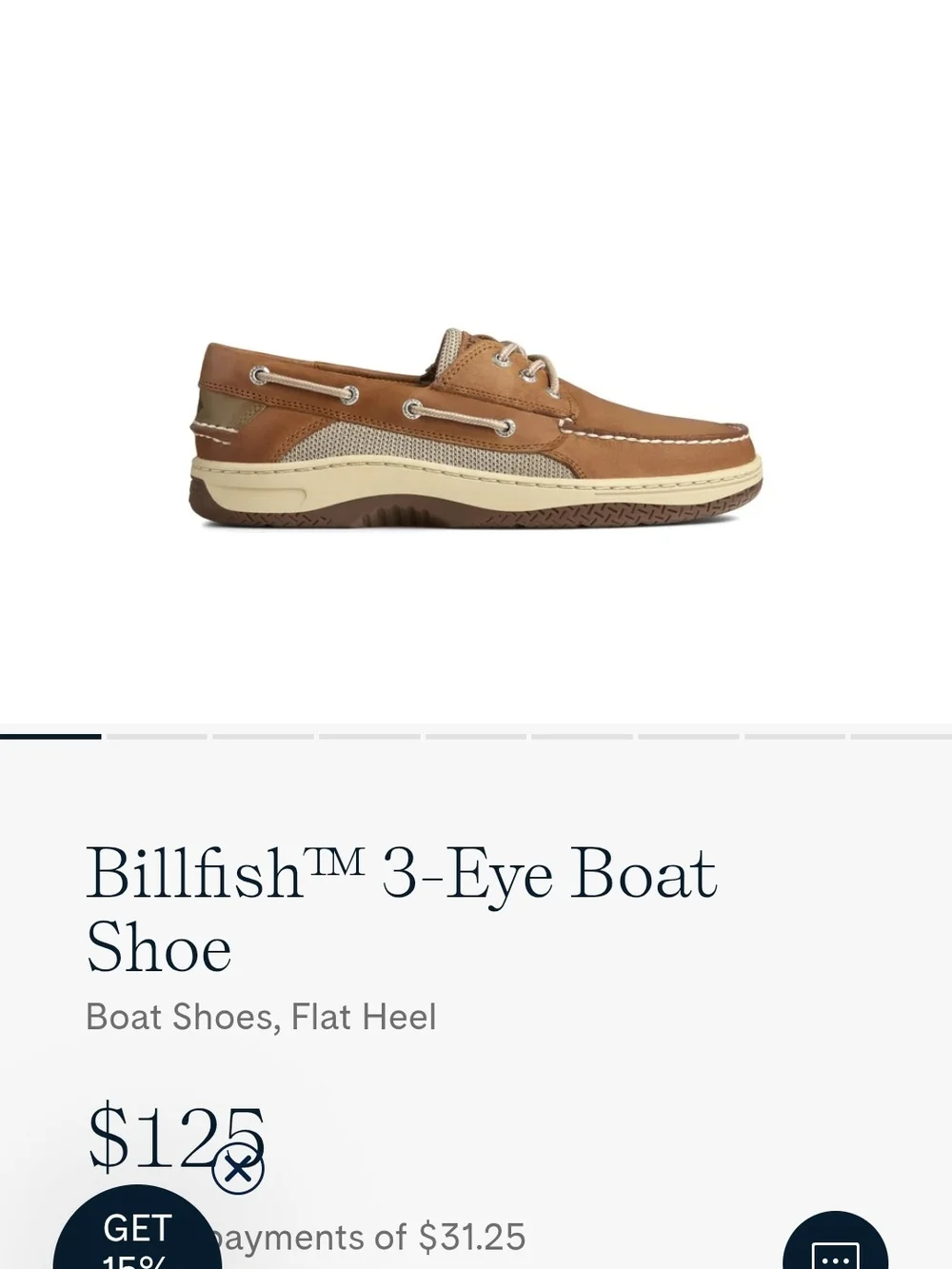 Sperry billfish eye