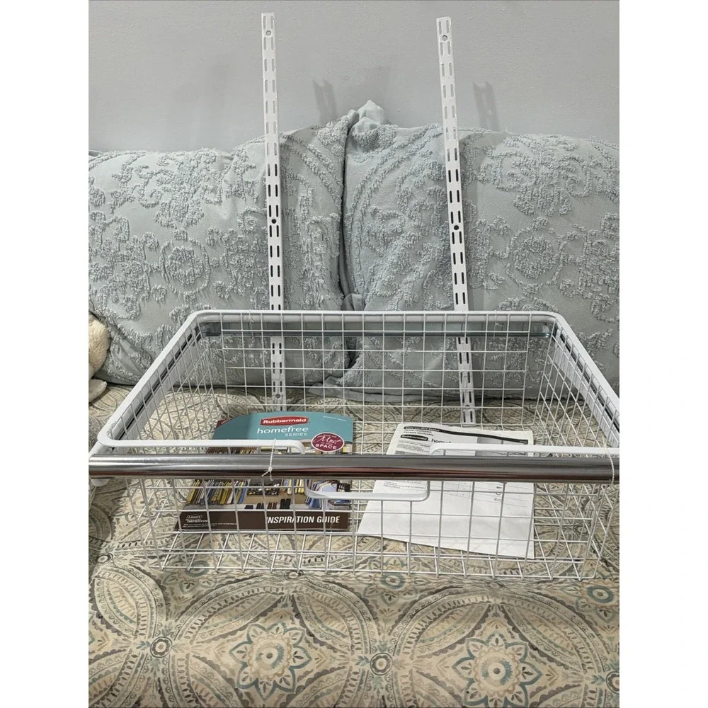 Rubbermaid HomeFree Series Drawer White 7 1/4 ″ x 23½″  No-Cut Closet Insert