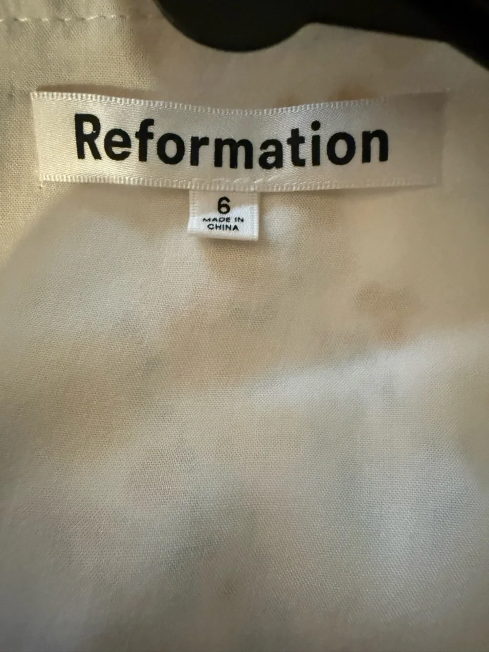 Reformation sleeveless mini