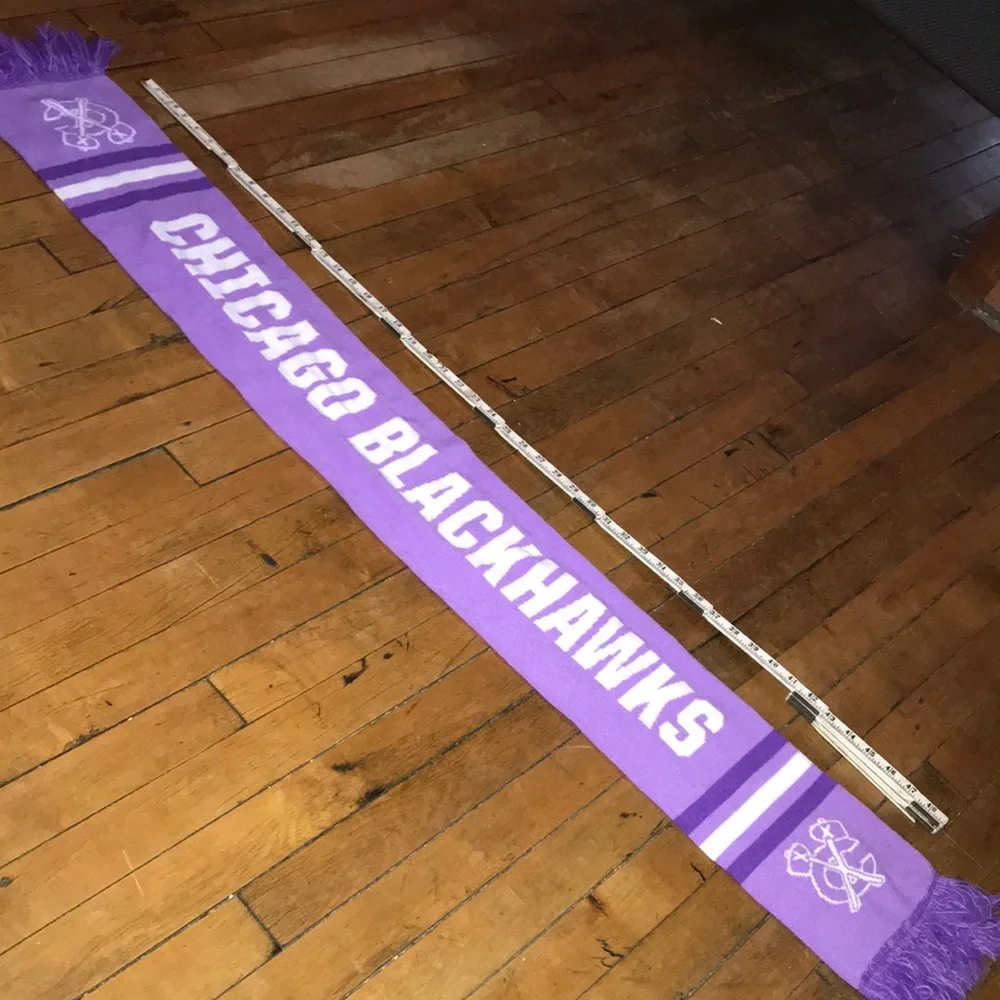 Chicago Blackhawks Purple Knit Fan Scarf‎