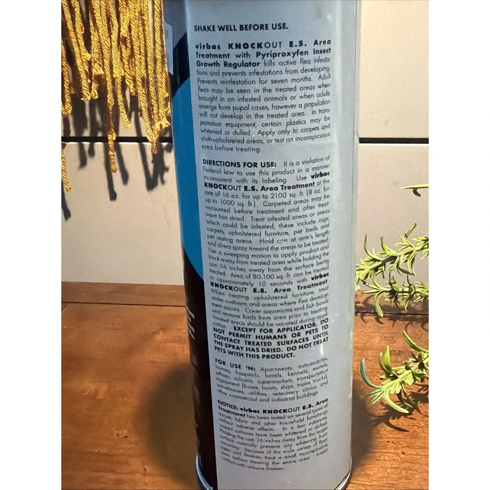 Org Formula NOS Virbac Knockout ES Area Treatment, 16 oz ORM-D 1997