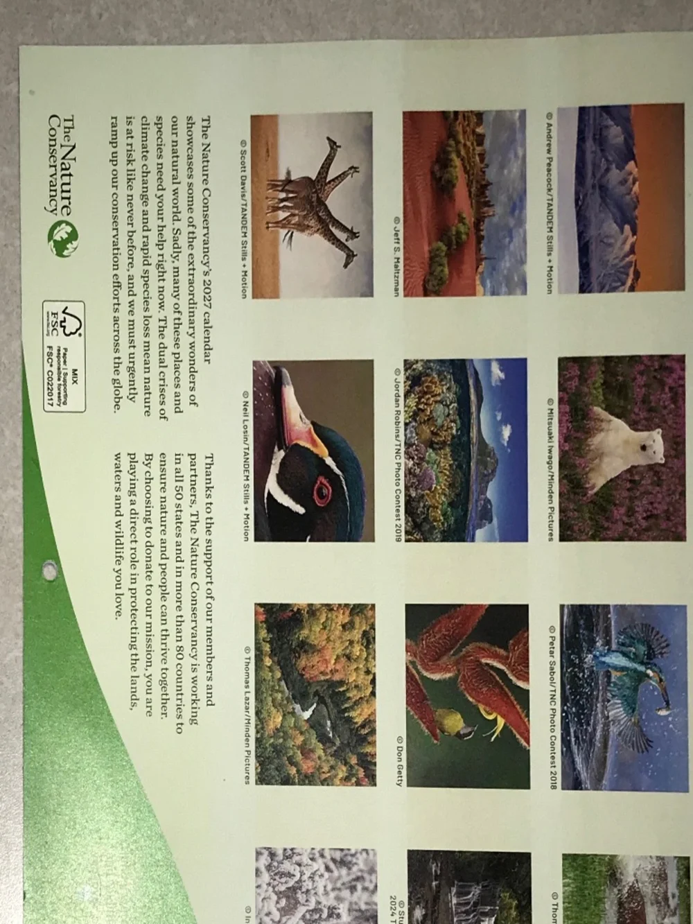 Nature Conservancy do you