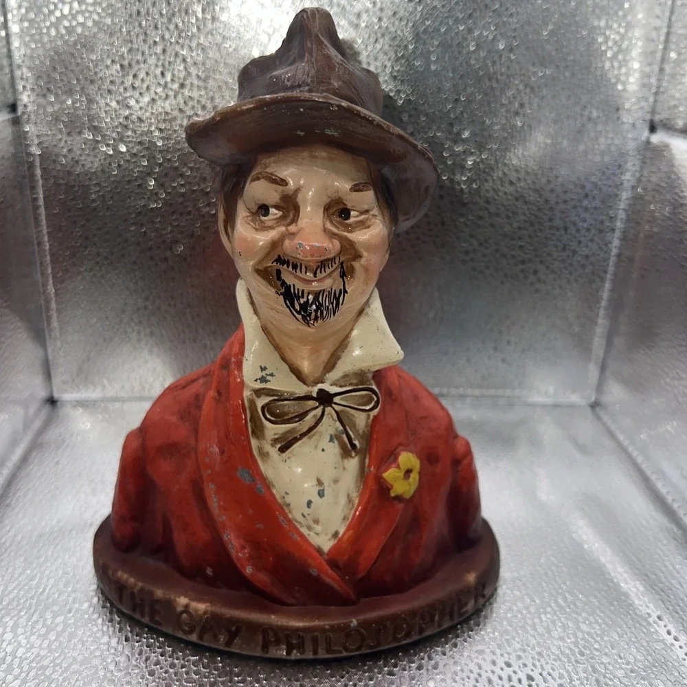 vintage‎ porcelain bust lamp of 