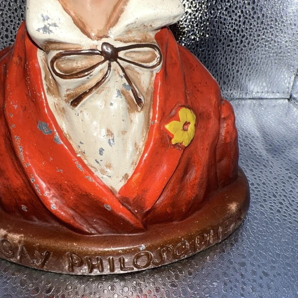 vintage‎ porcelain bust lamp of 