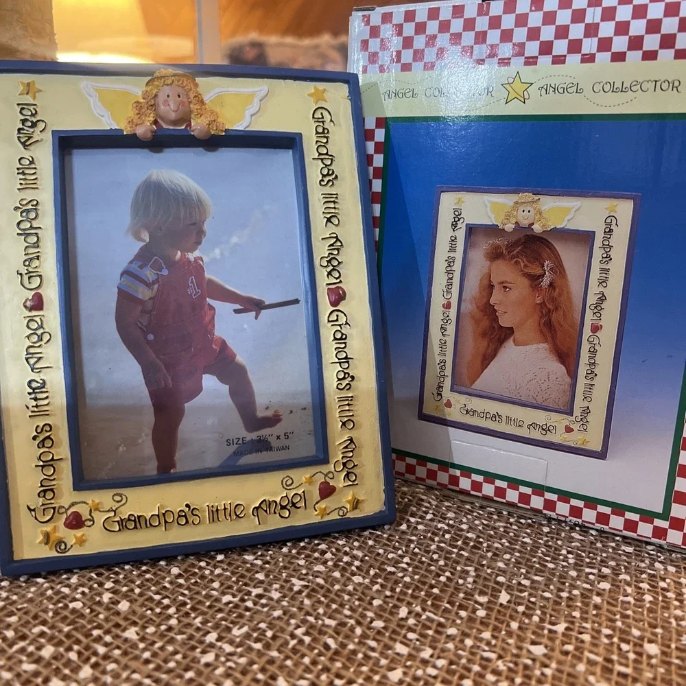 Grandma's little Angel Vintage picture‎ frame From 1975