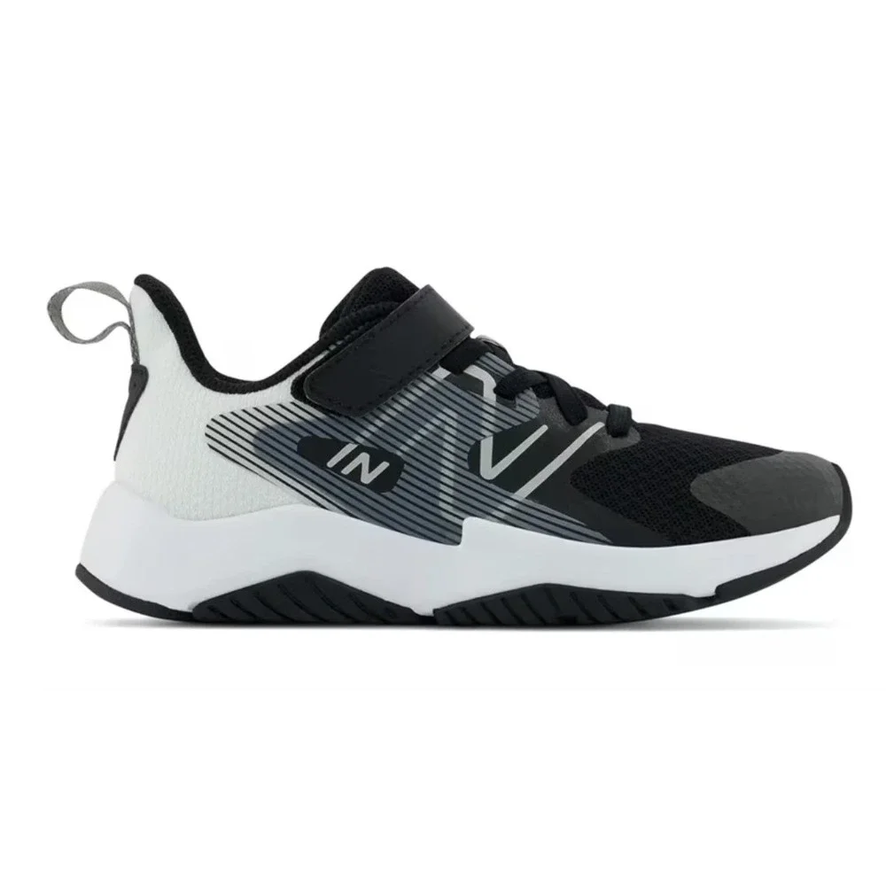 New Balance Rave Run v2 Sneakers BIG KIDS 5.5 Black Gray Athletic Running Shoes