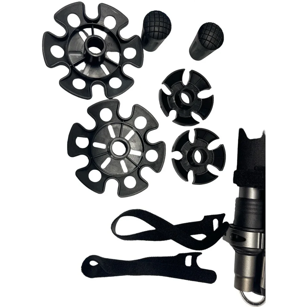 The Fit Life Folding Hiking Backpacking Camping Poles W/11 Pieces 4'-5
